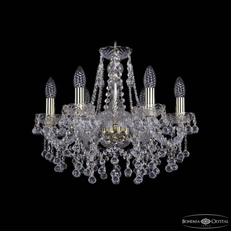 Подвесная люстра Bohemia Ivele Crystal 1409 1409/6/160 G