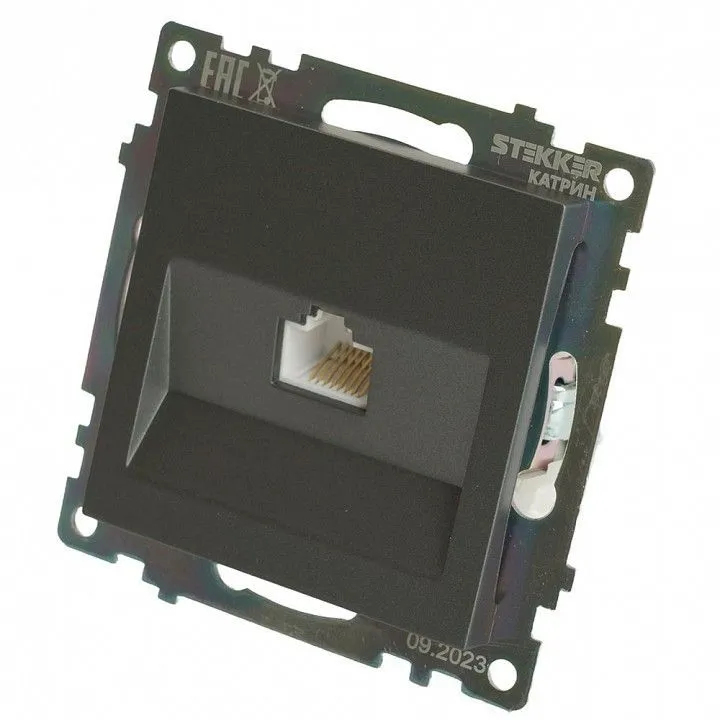 Розетка Ethernet RJ-45 без рамки Stekker Катрин 49418