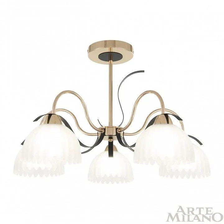 Люстра на штанге Arte Milano Napoli-327306 327306/5 FG+BK