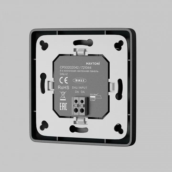 Панель универсальная сенсорная накладная Maytoni Lighting control Панели управления 721044