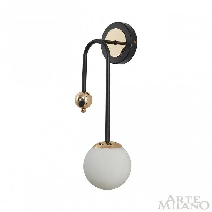 Бра Arte Milano Neapolis-73808 274307/1B BK/GD