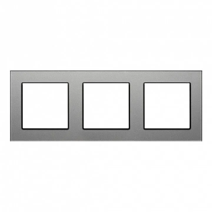 Рамка на 3 поста Arlight GLARE 043801