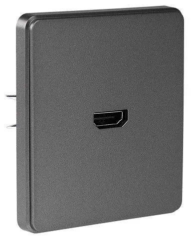 Розетка HDMI без рамки Kranz ROUND KR-78-0730-2
