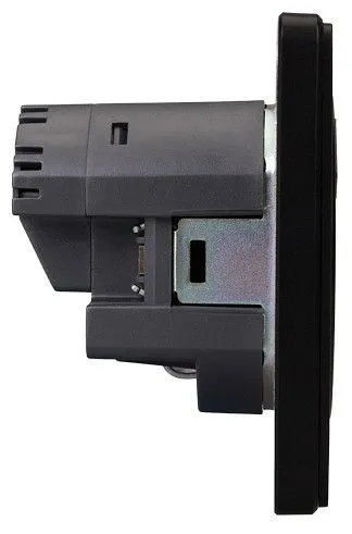 Розетка с заземлением и со шторкой и 2хUSB, без рамки Kranz ROUND KR-78-0704-3