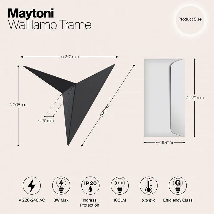 Накладной светильник Maytoni Technical Узор C808WL-L3B