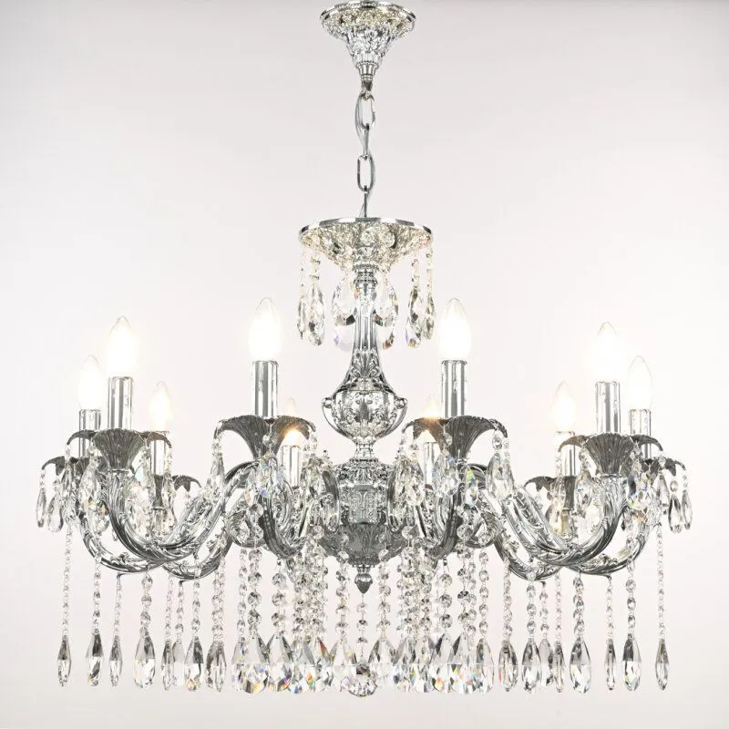 Подвесная люстра Bohemia Ivele Crystal AL7901 AL79101/10/250 A Ni