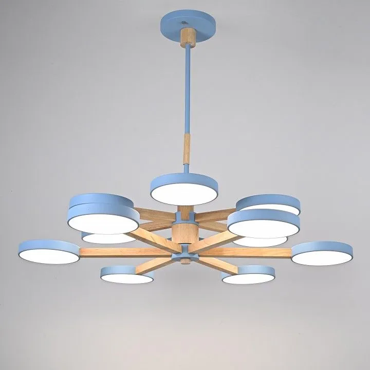 Люстра на штанге Imperiumloft TURNA Blue TURNA-DBL01