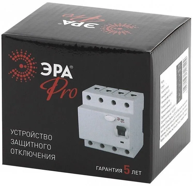 Устройство защитного отключения 4P Эра ВД1-63 NO-902-68