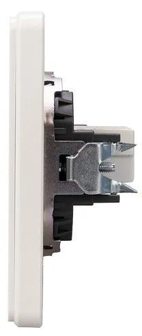 Розетка Ethernet RJ-45 и со шторками, без рамки Kranz ROUND KR-78-0724-1
