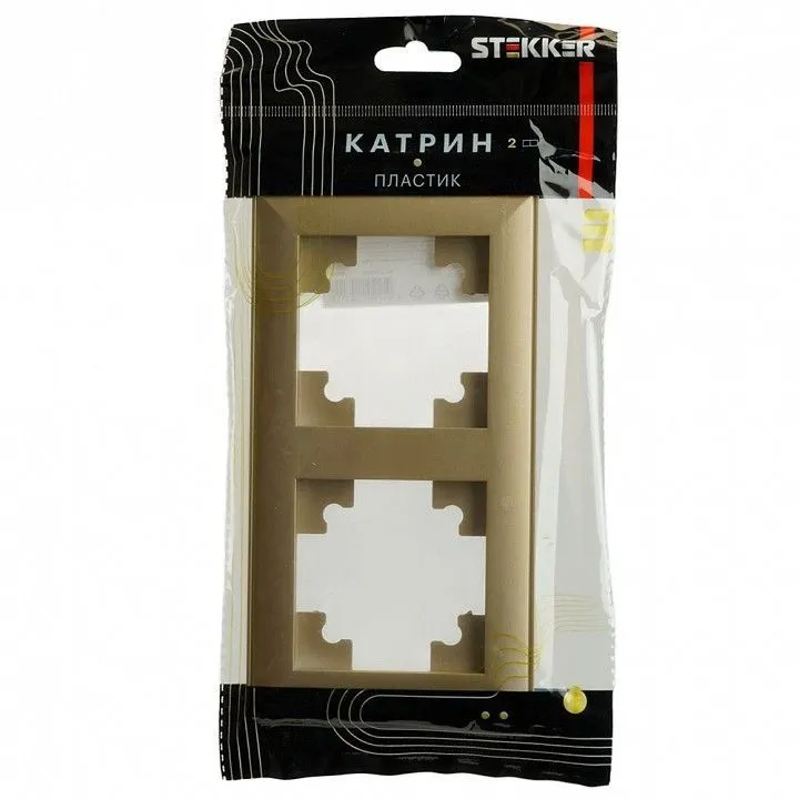 Рамка на 2 поста Stekker Катрин 49607