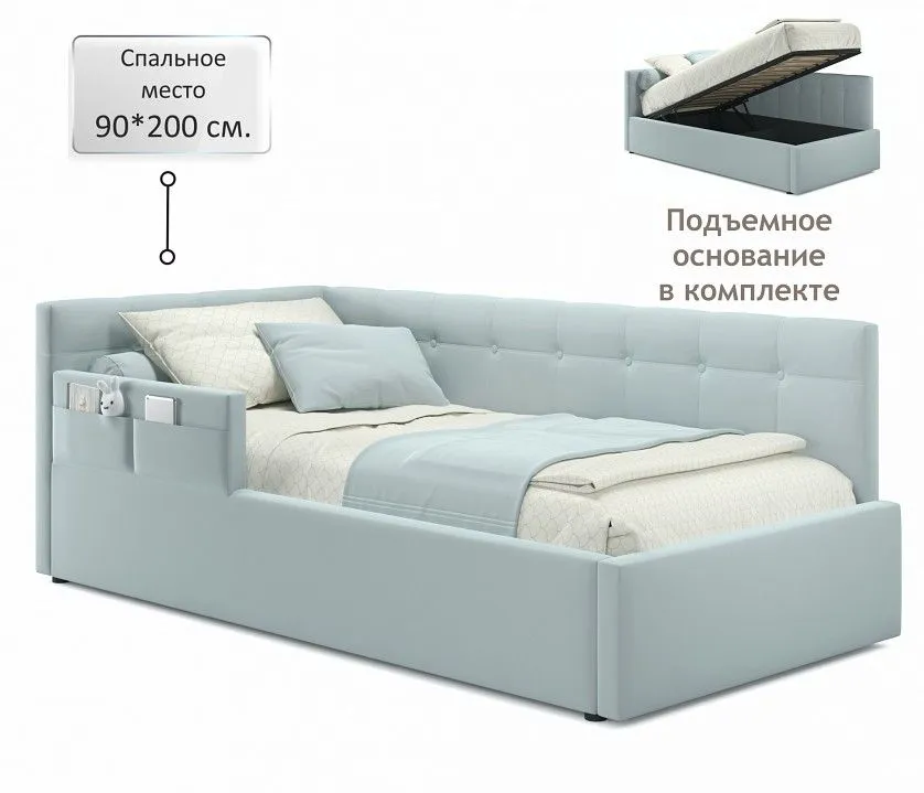 Кровать односпальная Bonna 2000x900 с ПМ