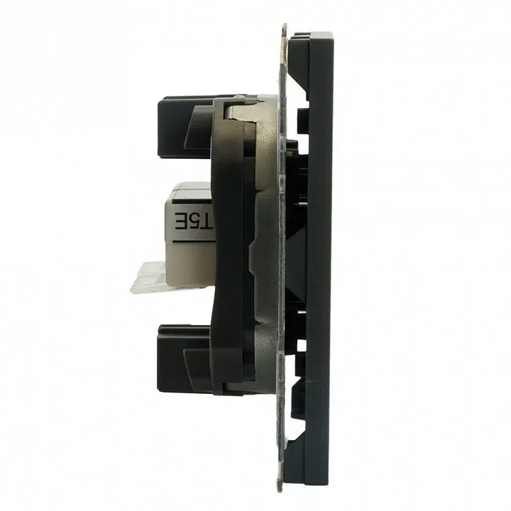 Розетка двойная Ethernet RJ-45 без рамки Stekker Эмили 49848