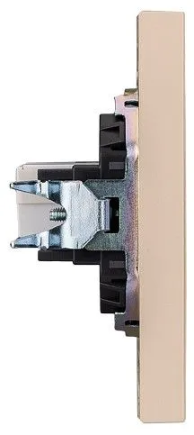 Розетка Ethernet RJ-45 и со шторками, без рамки Kranz STRONG KR-78-0724-8