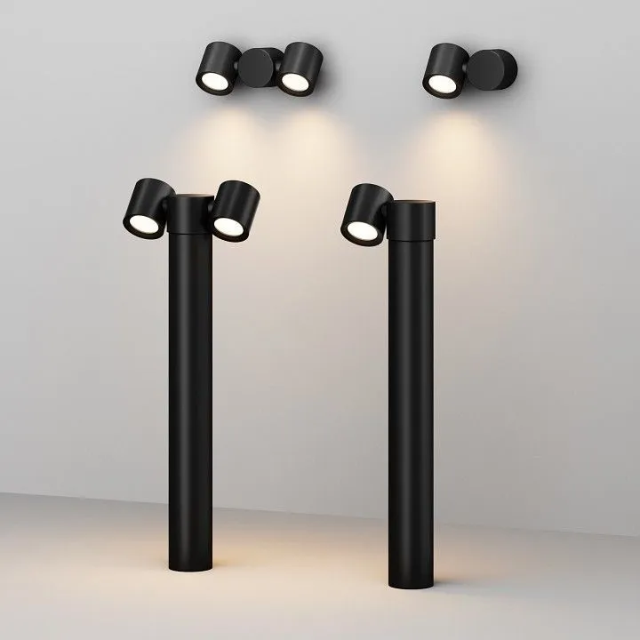 Наземный низкий светильник Maytoni Outdoor Уолл Стрит O010FL-01B