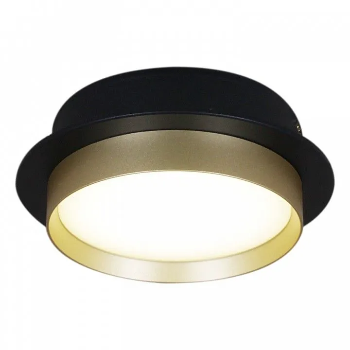Встраиваемый светильник Reluce  53005-9.0-001RLD GX53 BK+GD