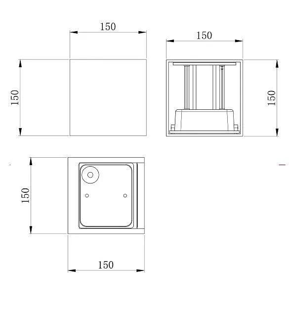 Накладной светильник Maytoni Outdoor Фултон O572WL-L20GR3K