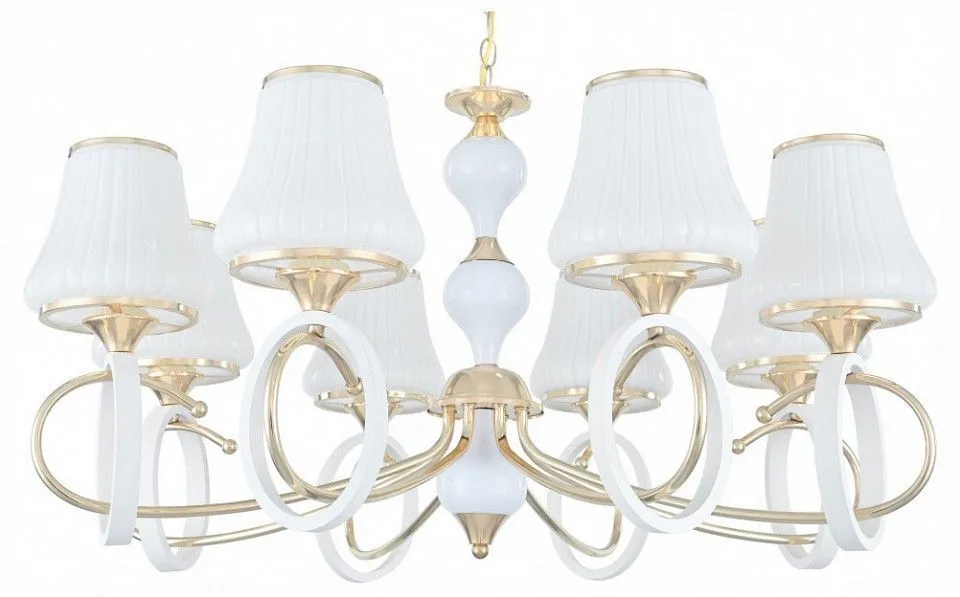 Подвесная люстра Arte Milano Florentia-2387 302387/8 Wh/Gd