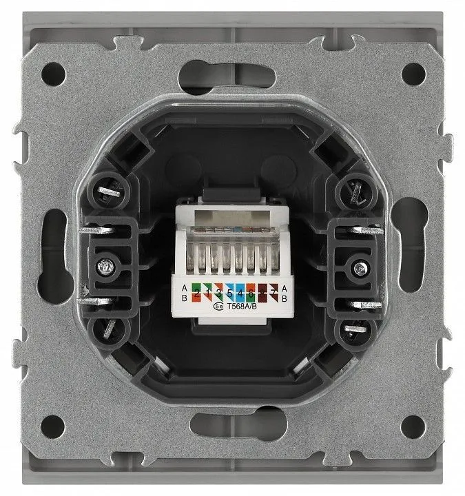 Розетка Ethernet RJ-45 без рамки Эра Arktik Б0070476
