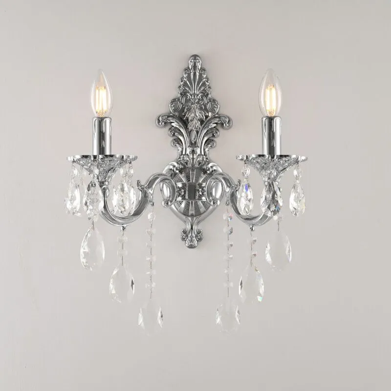 Бра Bohemia Ivele Crystal AL7801 AL7801B14/2/175 B Ni