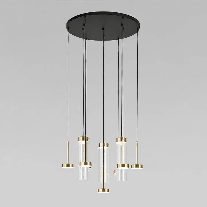 Подвесная люстра Eurosvet Quarzo 301102 LED латунь