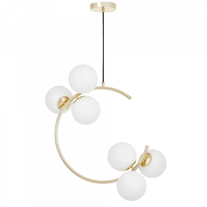 Подвесная люстра LUMINA DECO BONIO LDP 7031-6 F.GD
