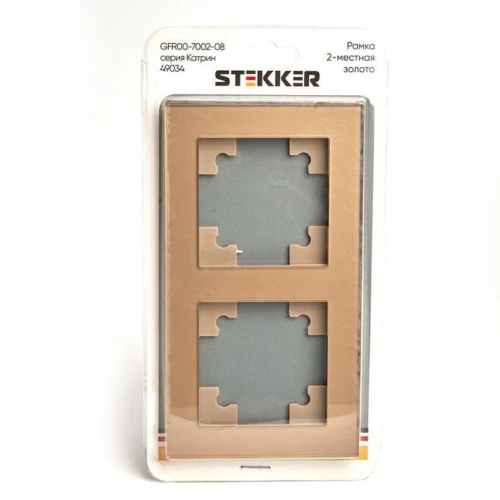 Рамка на 2 поста Stekker Катрин 49034