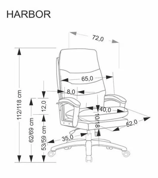 Кресло компьютерное Harbor