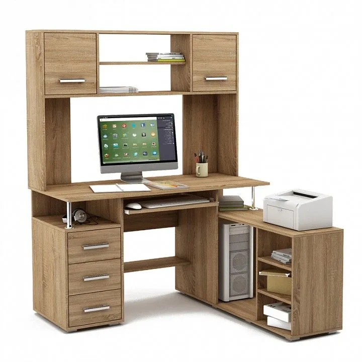 Стол компьютерный ВМФ Амбер-24 КСАМ-24К-ДС Стол компьютерный ВМФ Амбер-24 КСАМ-24К-ДС