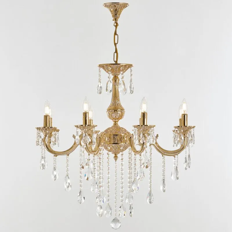 Подвесная люстра Bohemia Ivele Crystal AL7801 AL78101/8/250 B GW
