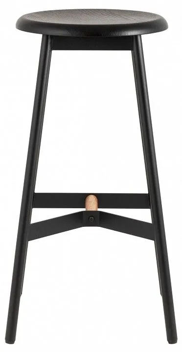 Стул барный Stool Group Knobb 9117H75 black, УТ000036008 Стул барный Stool Group Knobb 9117H75 black, УТ000036008