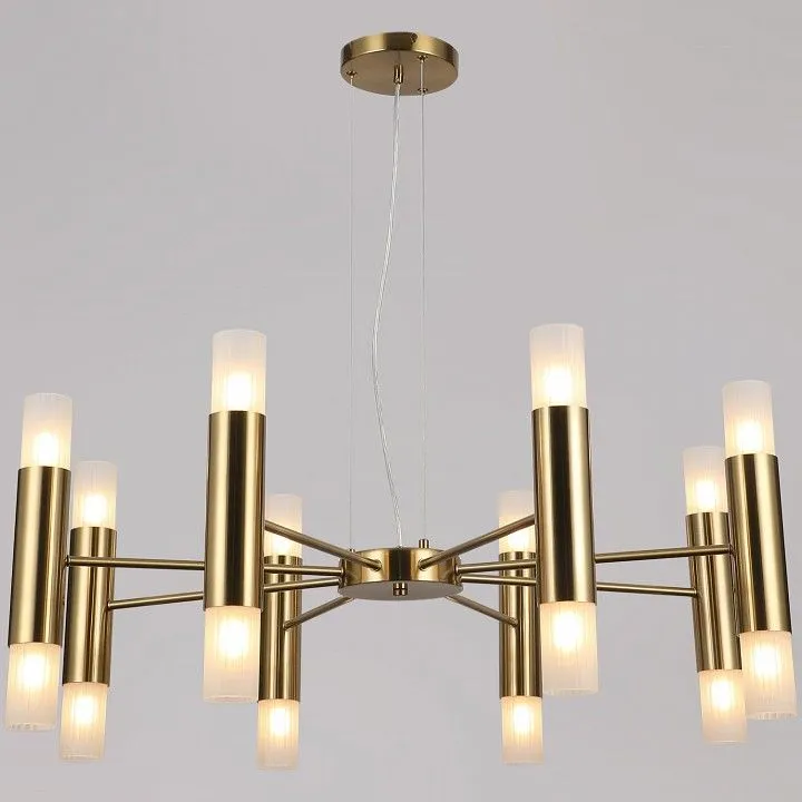 Подвесная люстра ILLUMICO BRASS IL0314-16P-79 BRASS