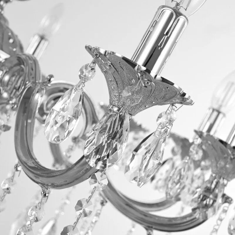 Подвесная люстра Bohemia Ivele Crystal AL77 AL77101/6/175 B Ni