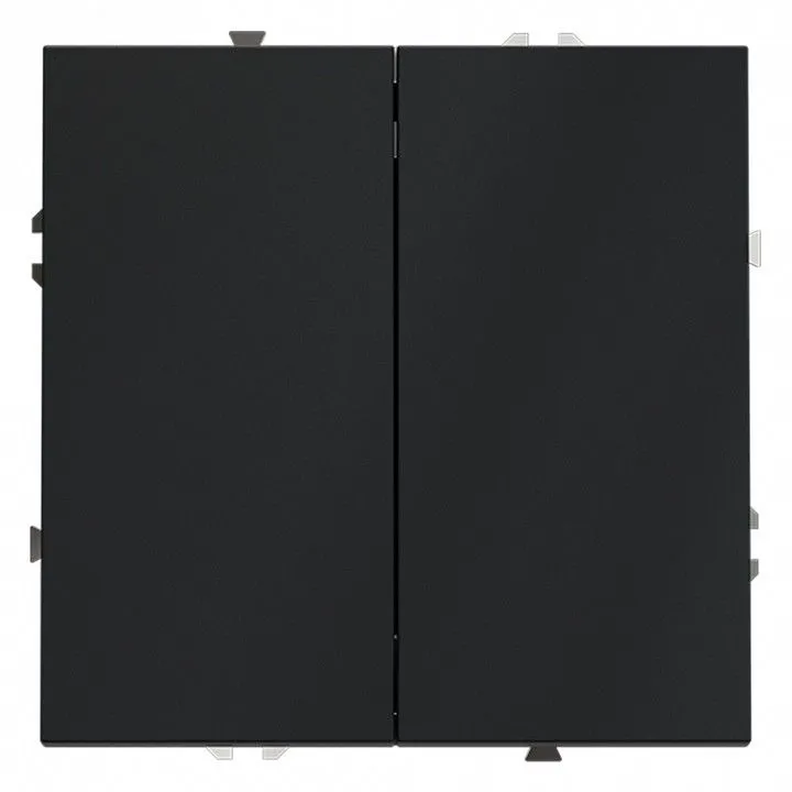 Выключатель двухклавишный без рамки Voltum S70 VLS020107