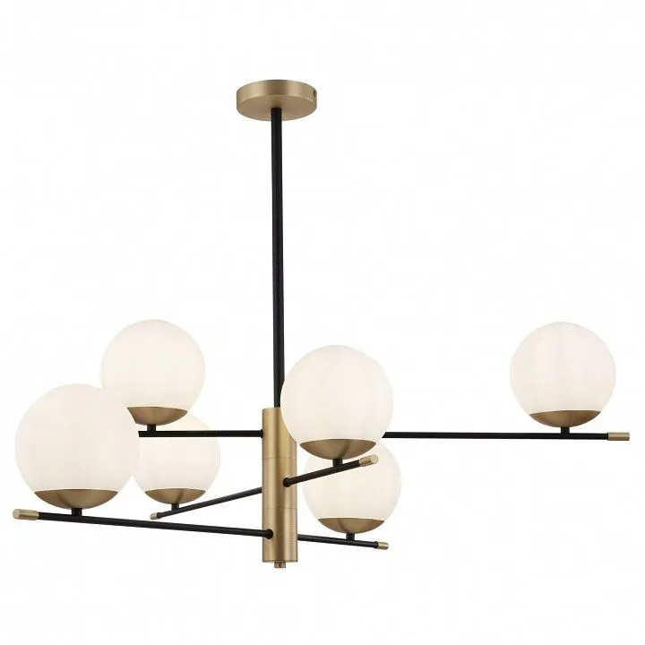Люстра на штанге Maytoni Ностальгия MOD048PL-06G