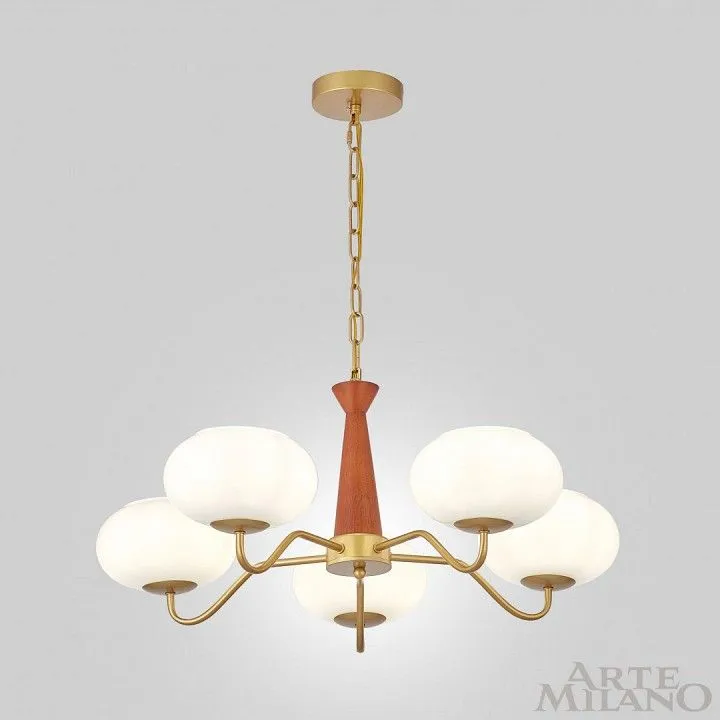 Подвесная люстра Arte Milano AM-Napoli 310166/D680/5 BS/WD