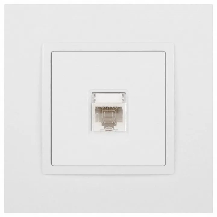 Розетка Ethernet RJ-45 без рамки Эра Эра Elegance 14-3107-01М