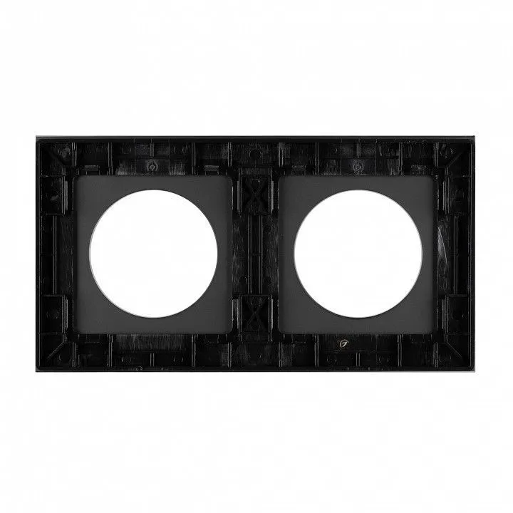 Рамка на 2 поста Arlight GLARE 043836