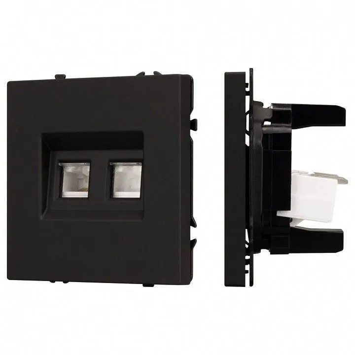 Розетка двойная Ethernet RJ-45 без рамки Arlight SCT 054313