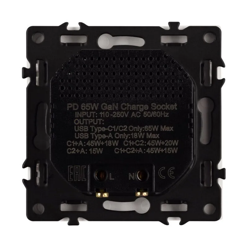 Розетка USB и type C без рамки Arlight NOBE 061839(1)
