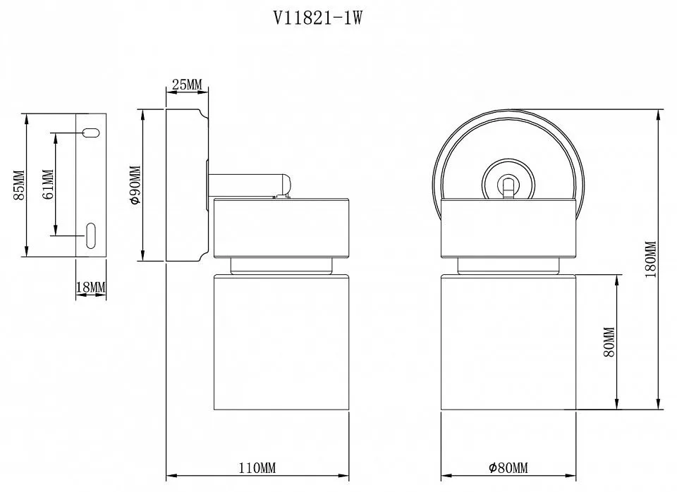 Спот Moderli Almero V11821-1W