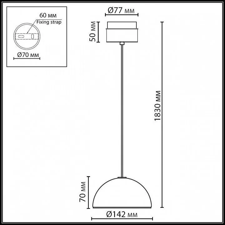 Подвесной светильник Odeon Light L-VISION 5452/6L