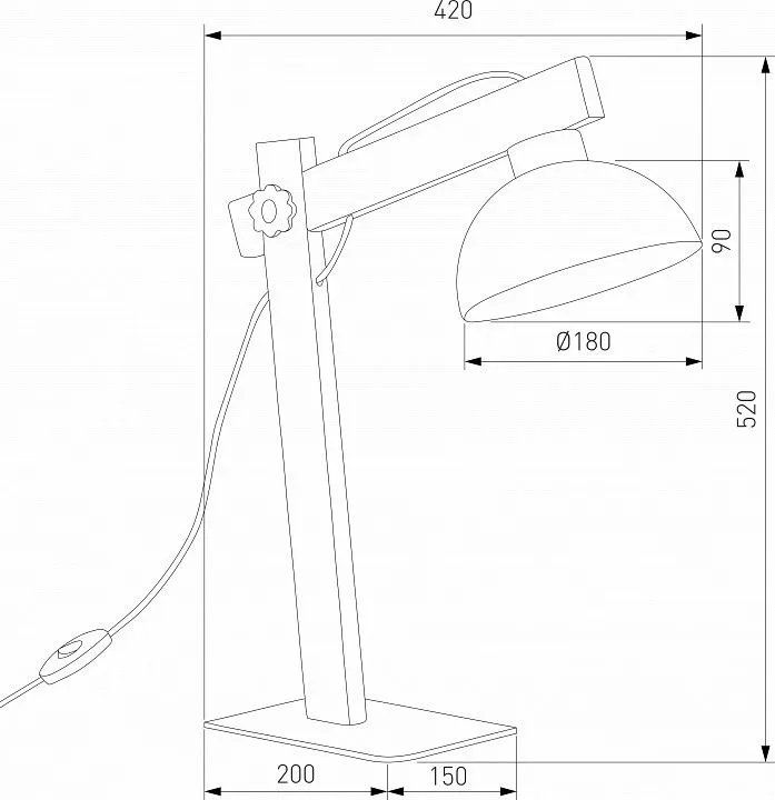 Настольная лампа декоративная TK Lighting Oslo 5347 Oslo