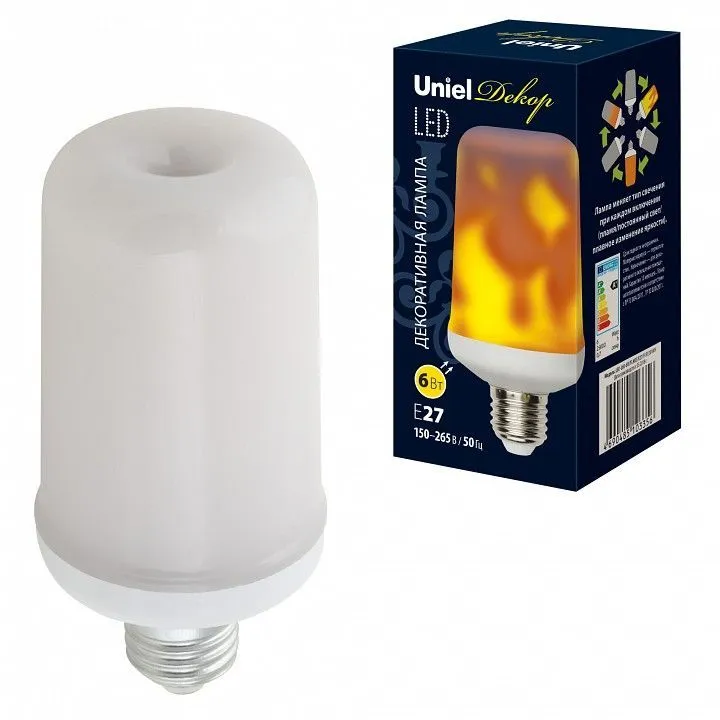 Лампа светодиодная Uniel Flame E27 6Вт K UL-00003360