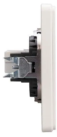 Розетка Ethernet RJ-45 и со шторками, без рамки Kranz ROUND KR-78-0724-1