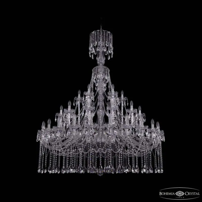 Подвесная люстра Bohemia Ivele Crystal 1413 1413/24+12+6/530/XL-176 Ni