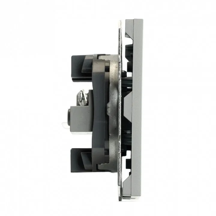ТВ-розетка и розетка Ethernet RJ-45 без рамки Stekker Эмили 49950