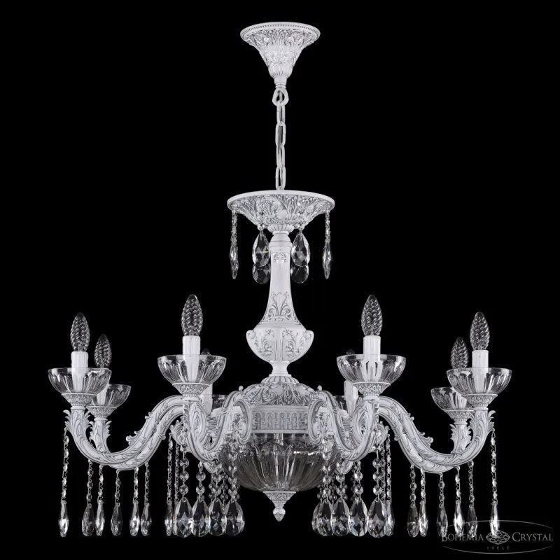 Подвесная люстра Bohemia Ivele Crystal AL7901 AL79101P/8/250 A WMN P Clear/M-1H