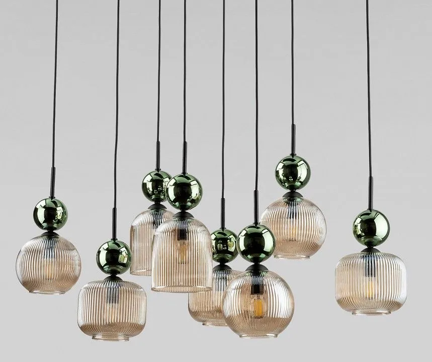 Подвесная люстра TK Lighting Sophia Green Cognac 11151 Sophia Green Cognac