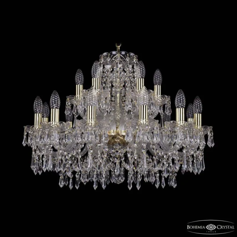 Подвесная люстра Bohemia Ivele Crystal 1403 1403/12+6/240 G