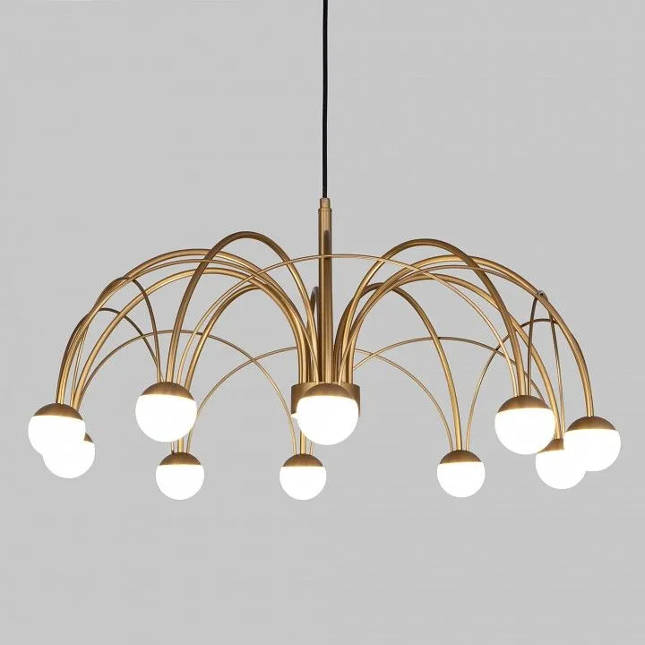 Люстра на штанге Eurosvet Ragno 90030/10 LED золото